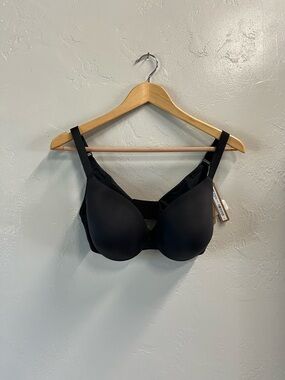 SKIMS Smoothing Intimates Full Coverage Lightly Lined Bra 34D NWT Onyx Color